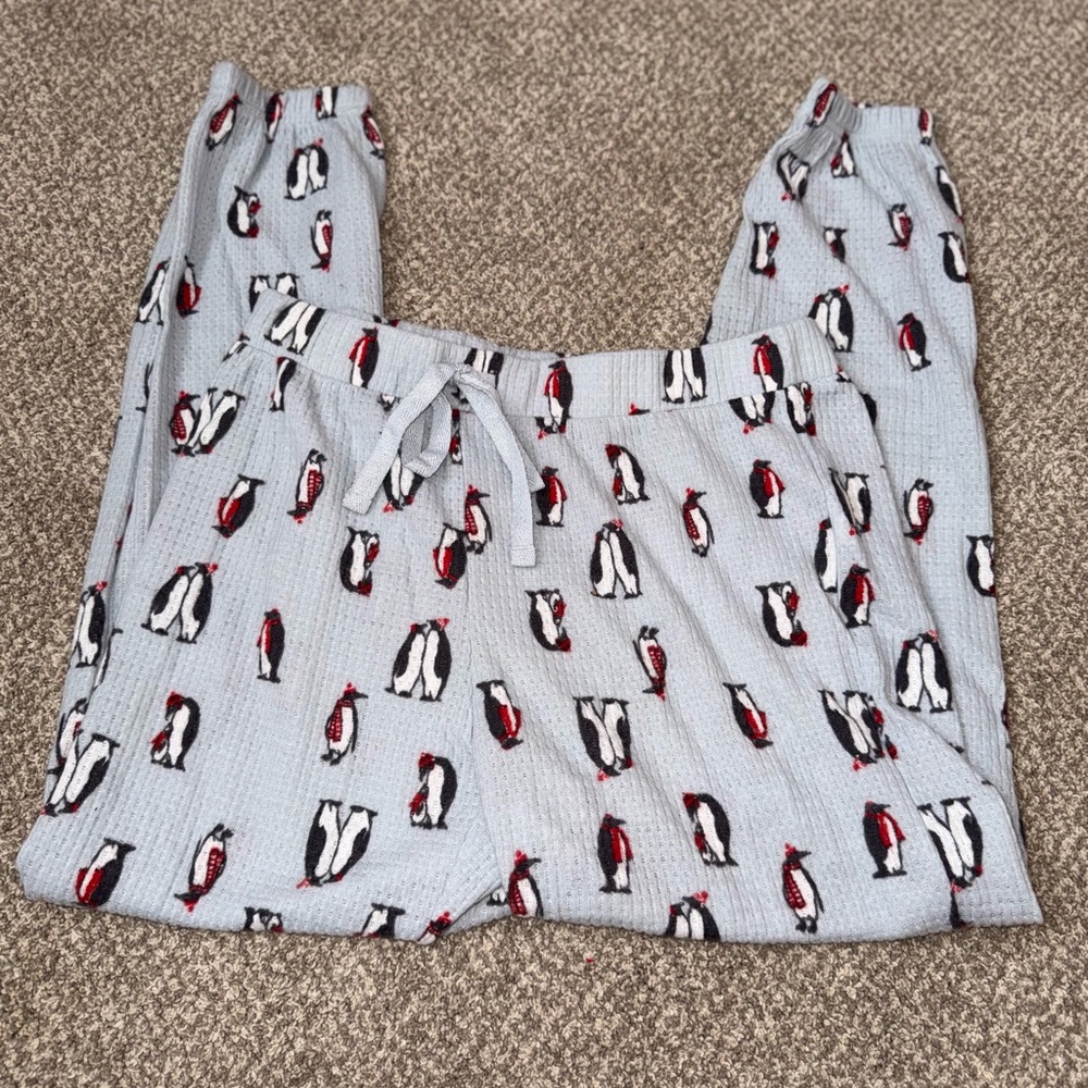 Penguin Print Pajama Pants